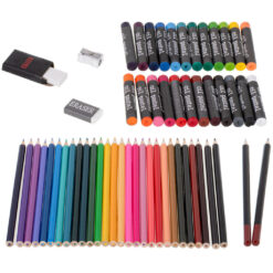 Suur kunstitarvete komplekt (145 osa) Soodukas.Com