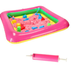 Kineetiline liiv (2kg) + liivakast, vormid ja hoiukarp Soodukas.Com