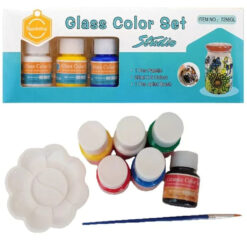 Klaasivärvid 6x25ml +tarvikud Soodukas.Com