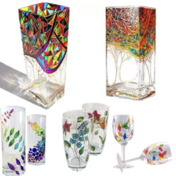 Klaasivärvid 6x25ml +tarvikud Soodukas.Com