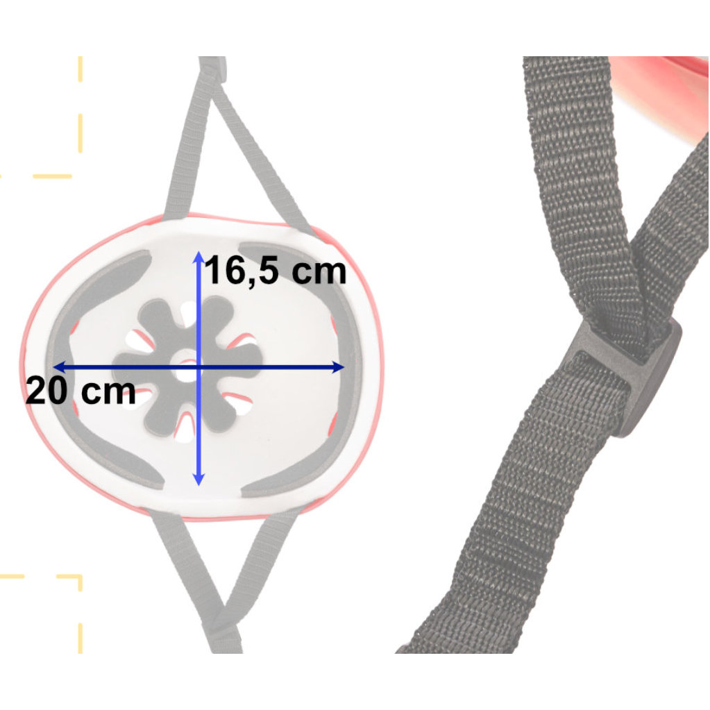 Laste kiiver S (48-52cm) + kaitsmed - Image 3