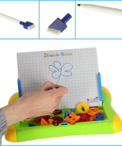 Alternative view of Magnettahvel + magnet-tähed ja -numbrid