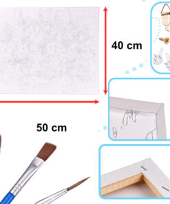 numbrite jargi maalimise komplekt lilledega 1