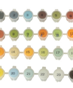 numbrite jargi maalimise komplekt paevalilledega 4