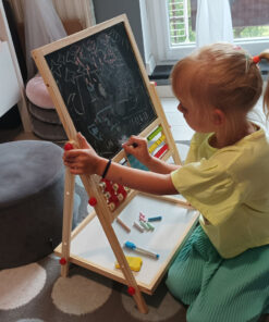 Alternative view of 6in1 kahepoolne tahvel (kriiditahvel + magnettahvel)