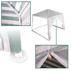 Aiapaviljon sääsevõrguga 3x3m – Soodukas.Com Aiapaviljon sääsevõrguga 3x3m Soodukas.Com