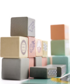 Educational wooden blocks race track 160el 88461