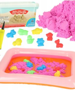 Kineetiline liiv + liivakast, vormid ja hoiukast