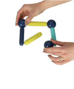 Klocki magnetyczne dla malych dzieci 36 elementow w pudelku 133002