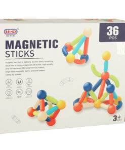 Klocki magnetyczne dla malych dzieci 36 elementow w pudelku 133003