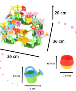 Kwiatki klocki kreatywne ogrod kwiatowy 175 elementow 140942