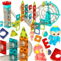 Magnetklotsid palliraja, karuselli ja liftiga - 118 osa