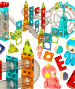 Magnetklotsid palliraja, karuselli ja liftiga - 118 osa