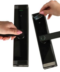 Alternative view of Nutikas elektrooniline ukselukk sõrmejäljelugeja, koodluku ja mobiilirakendusega