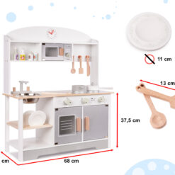 Puidust mänguköök + tarvikud Soodukas.Com