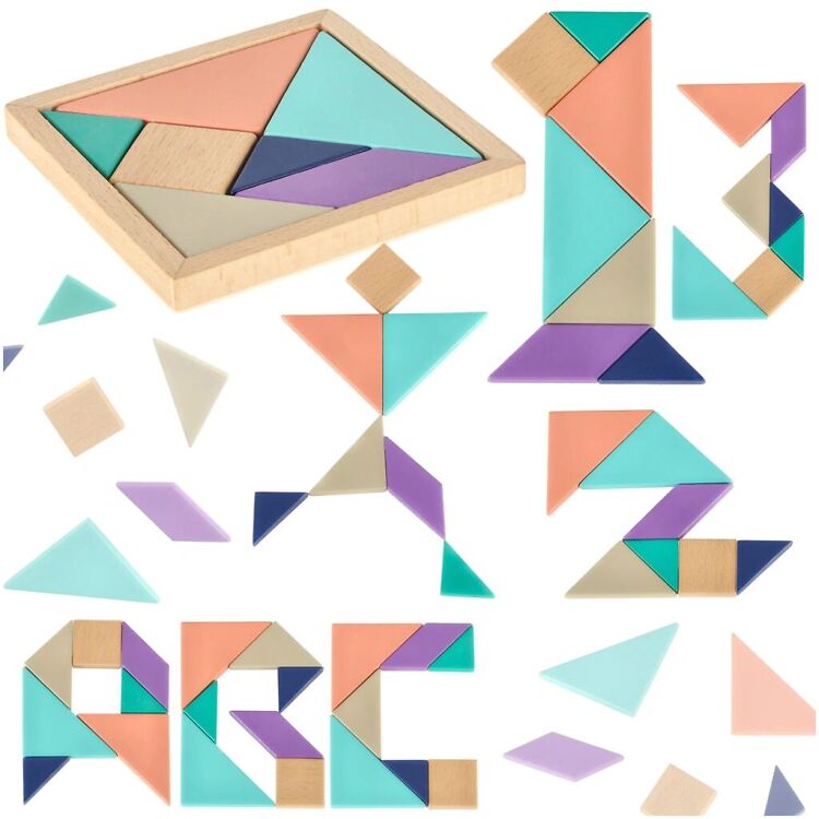 Alternative view of Puidust tangram pusle