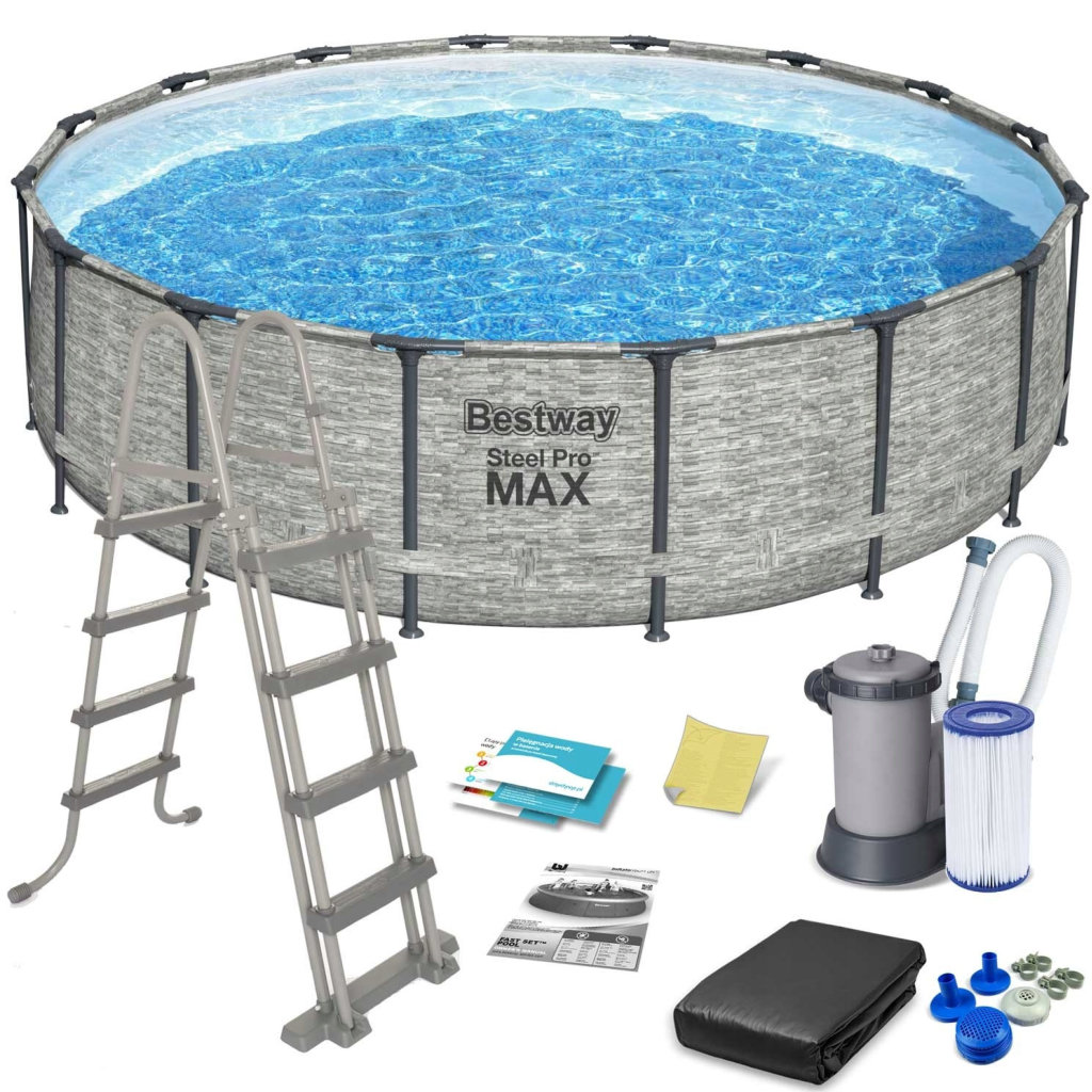 Bassein 5.49m + pump, filter, redel, kate