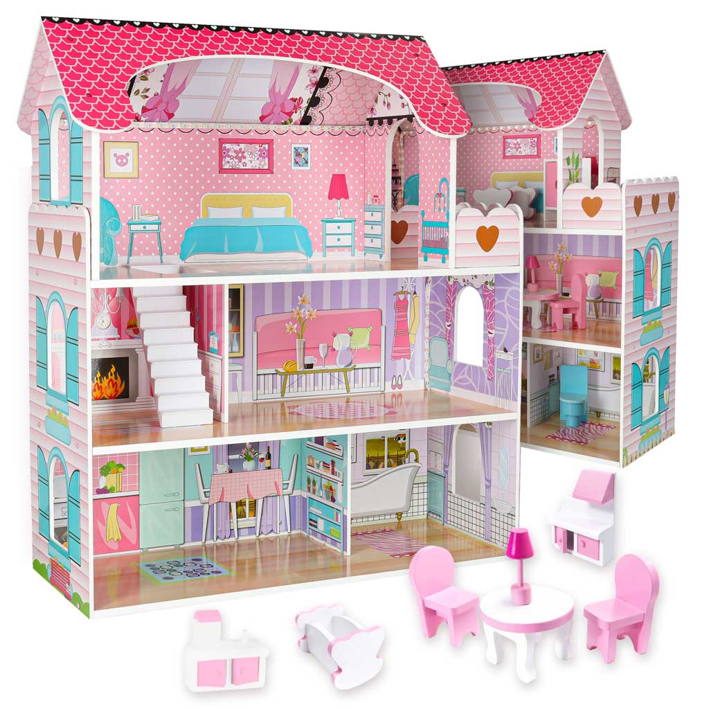 Puidust nukumaja koos mööbli ja valgustusega – Soodukas.Com Puidust nukumaja koos mööbli ja valgustusega