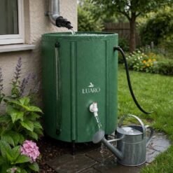 Alternative view of 500L kokkupandav vihmaveetünn kraaniga