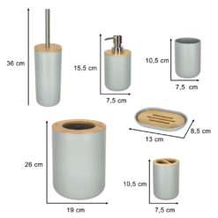 6-osaline WC / vannitoa komplekt Soodukas.Com
