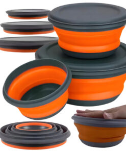 Kokkuvolditavad kausid kaanega 3tk