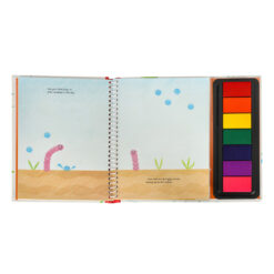 Näpuvärvidega värvimise raamat 64lk + 7 näpuvärvi Soodukas.Com