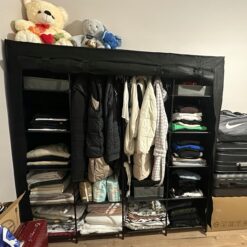 Suur tekstiilkattega riidekapp - garderoobisüsteem Soodukas.Com