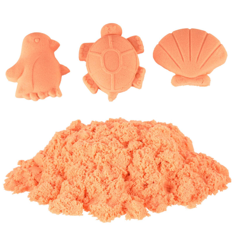 Kineetiline liiv 1kg - oranž - Image 3