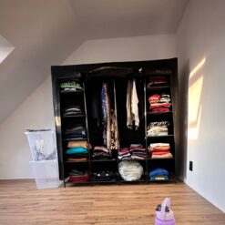 Suur tekstiilkattega riidekapp - garderoobisüsteem Soodukas.Com