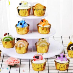 Kuldsed muffinitopsid /muffinivormid 50tk Soodukas.Com