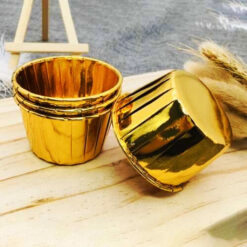 Kuldsed muffinitopsid /muffinivormid 50tk Soodukas.Com