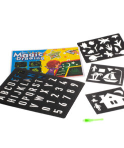 maagiline valgusjoonistuse komplekt zabloonidega 1