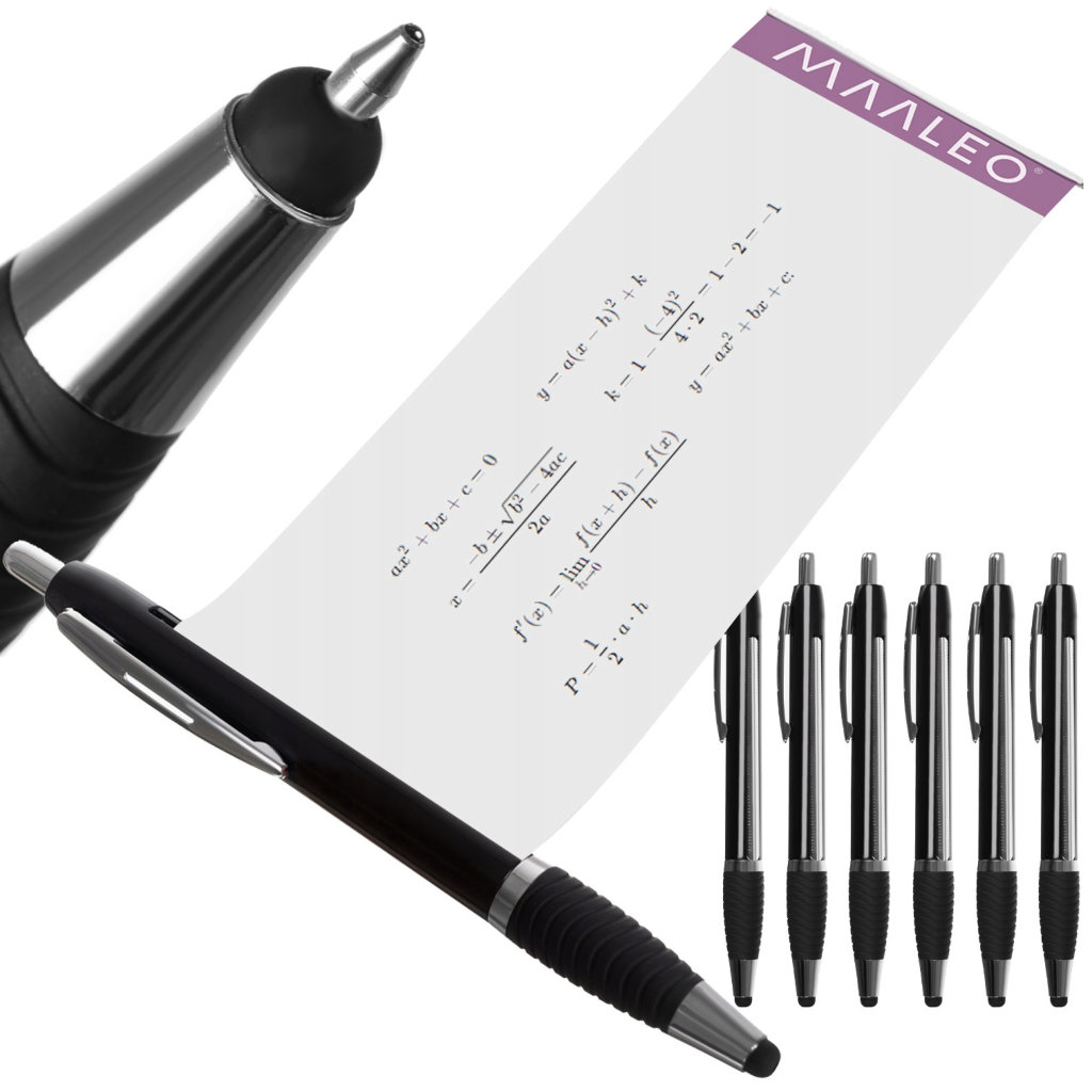 Väljatõmmatava märkmepaberiga pastakas 6tk