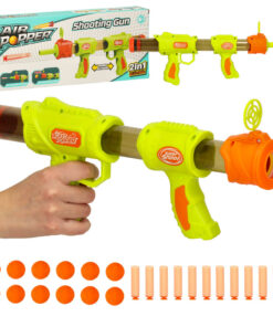 2in1 mängupüstol koos laskemoonaga