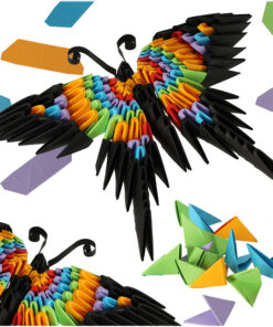 3D origami mesterduskomplekt - liblikas