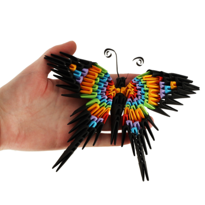 Alternative view of 3D origami mesterduskomplekt - liblikas