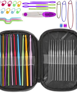 Heegelnõelade ja lisatarvikute komplekt (50 osa)