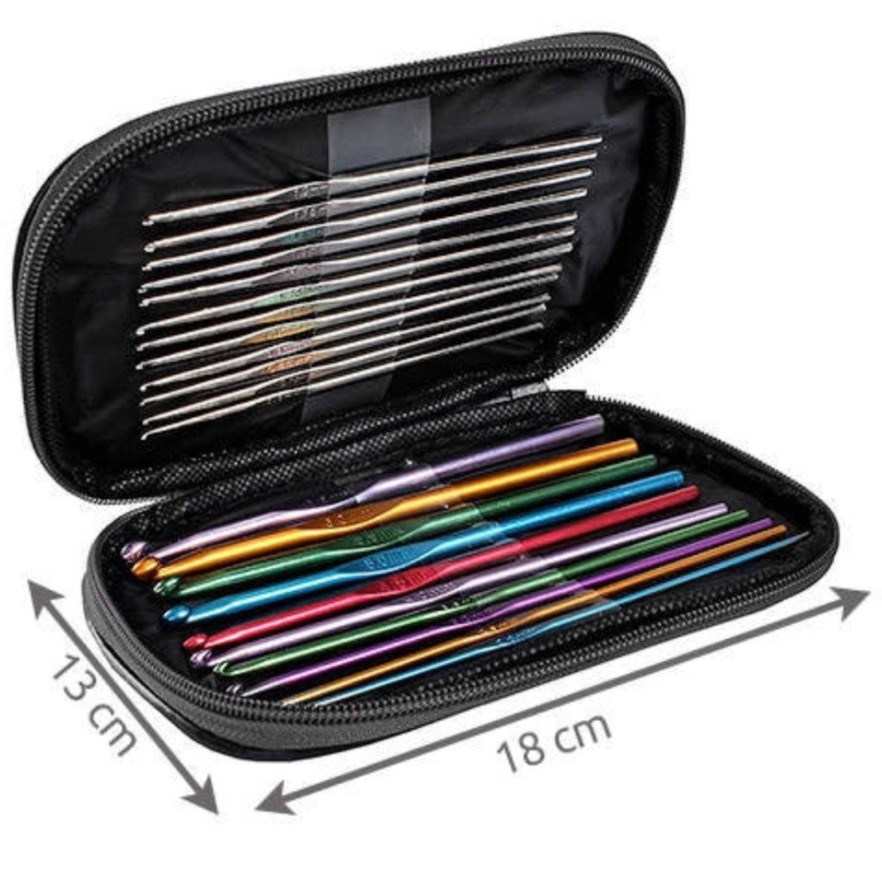 Heegelnõelade ja lisatarvikute komplekt (50 osa) - Image 6