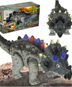 Liikuv dinosaurus heli- ja valgusefektidega