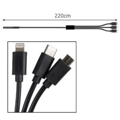 Veekindel valgustusega endoskoopkaamera telefonile Soodukas.Com