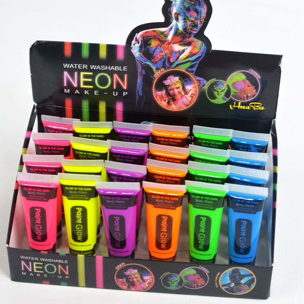 UV valguses helendav näo- ja kehavärv