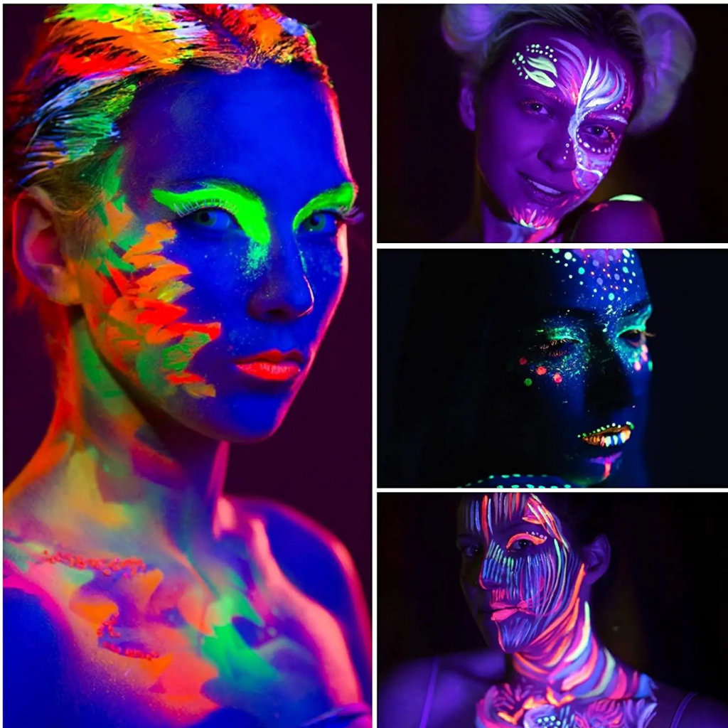 UV valguses helendav näo- ja kehavärv - Image 2