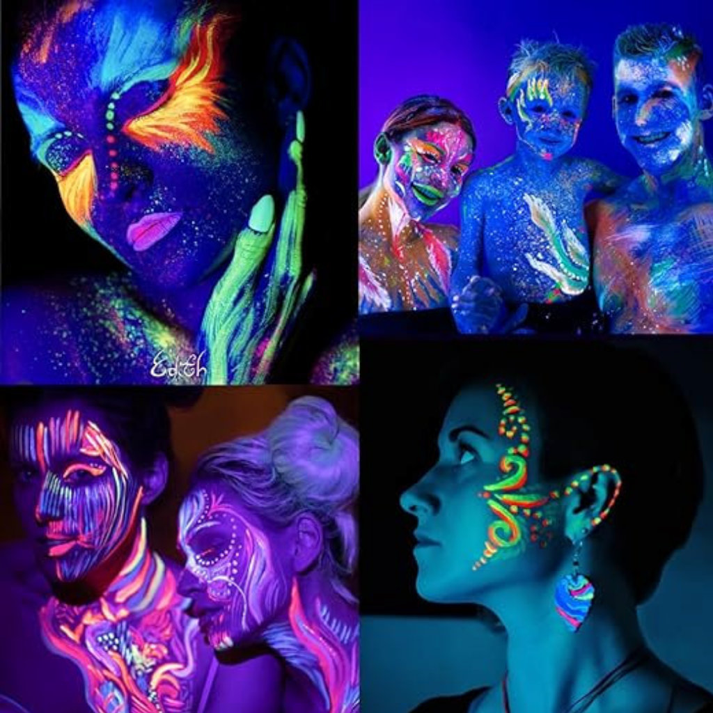 UV valguses helendav näo- ja kehavärv - Image 3