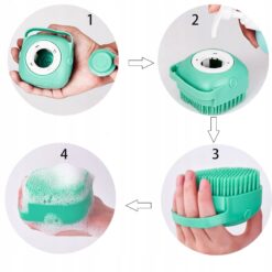 Alternative view of Šampoonidosaatoriga silikoonhari lemmikloomade pesemiseks