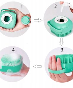 Alternative view of Šampoonidosaatoriga silikoonhari lemmikloomade pesemiseks