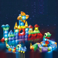 Ruumilised magnetklotsid valgustusega