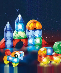 magnetklotsid valgustusega