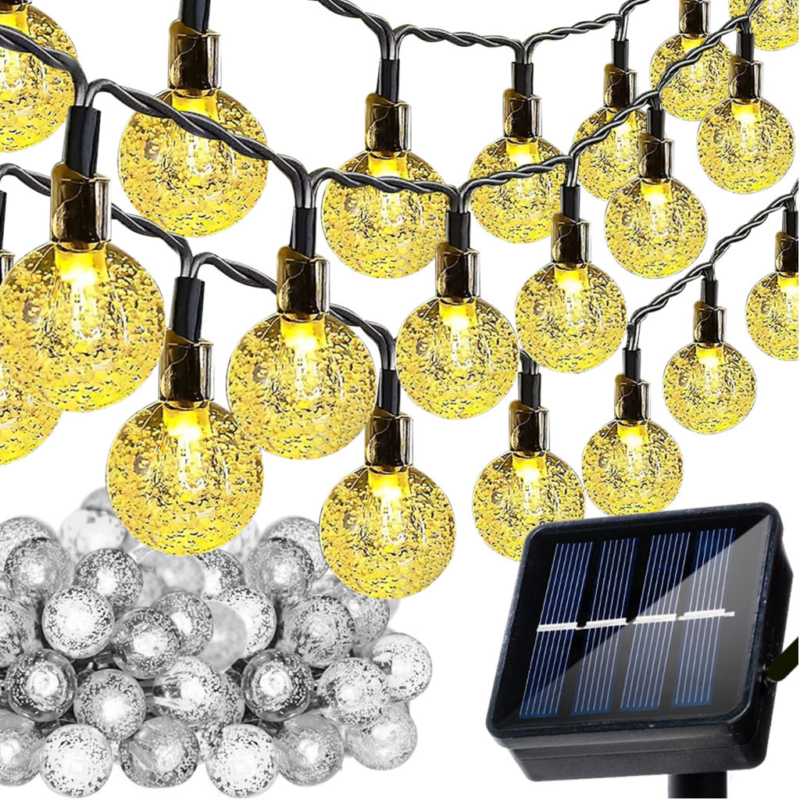 Päikesepatareiga valguskett 12m/100led - Image 4
