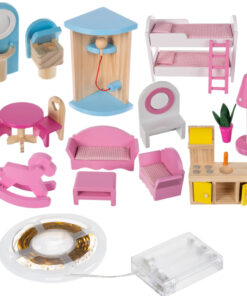 puidust nukumaja moobli ja led tuledega 1