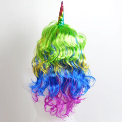 Värviline ükssarviku parukas Soodukas.Com